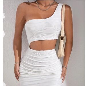 Shein White Dress